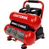 Craftsman Compressore d'aria da 2 galloni, serbatoio doppio oil-free da 1/3 CV, 125 PSI max - portatile e silenzioso per il fai da te a casa, gonfiaggio pneumatici, inchiodatura e vernice
