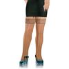 sesto senso 3 Paia Calze Autoreggenti Collant 8 Denari Trasparenti Lisce con Silicone Donna