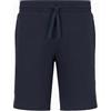 Emporio Armani Iconic Terry Loungewear Bermuda Shorts, Pantaloni Della Tuta Uomo, Blu (Marine), XL