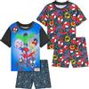 Get Trend Marvel Spidey Pigiama Ragazzo 2 Pacco Set Manica Corta Pigiami Bambini Morbido Abbigliamento da Casa Regalo Ragazzo (5-6 Anni, Multi Spidey Confezione da 2)