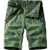 Yukirtiq Pantaloncini Cargo da Uomo con Cintura Bermuda Mimetici Pantaloni Estivi Corti da Uomo Pantaloncino Sportivi Pantaloni da Lavoro Corti