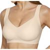 Memoryee Jelly Reggiseni per Donna Taglie Forti Senza Ferretto Senza Cuciture Push Up Coppa Intera Imbottito Effetto Minimizer Comodo e Supportivo Bralette per T Shirt Nude XXL