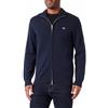 GANT CASUAL COTTON ZIP CARDIGAN, Maglione cardigan Uomo, Blu ( EVENING BLUE ), L
