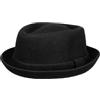 LIPODO Diamond Crown Pork Pie Cappello Feltro Lana Invernale Moda Donna Uomo