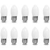 HUAMu Lampadina LED E27 2W, Equivalenti a 20W, 3000K Luce Bianca Calda, Risparmio Energetico, Angolo a Fascio 360°,Non Dimmeriabile, Nessun Sfarfallio, Pacco da 10