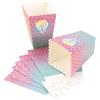 OKUMEYR 12pezzi Scatole Popcorn Sirena Con Design Scalloped Contenitori Cartone Per Feste Bomboniere E Matrimonio Scatole Candy Per Compleanno E Buffet Dessert