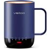 VSITOO S3 Pro - Tazza da caffè autoriscaldante, con rilevamento automatico, riscalda le bevande fino a 48,9-65,6 °C a mani libere. Perfetta per casa/ufficio, per uomo/donna, blu