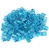 Brrnoo 100 PZ Intrecciare Perline Polsini In Metallo, Nuovi Dreadlocks Colorati Perline Capelli Treccia Anelli Clip Dread Locks, Anelli Polsino Decorazione Dei Capelli Intrecciare Filigrana Tubo(blu)