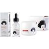 Grgowe Set Crema Viso Anti Invecchiamento con Kojic Acid+Kojic Acid Serum, Moisturizing Firming Cream, per Macchie Scure e Melanina, Migliora la pelle spenta, illumina l'incarnato e Schiarisce la pelle