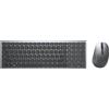 Dell Tastiera e mouse wireless DELL Multi-Device - KM7120W - Tedesco (QWERTZ), Dimensioni complete (100%), Wireless, RF Wireless + Bluetooth, QWERTZ, Grigio, Titanio, Mouse incluso