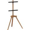 VDD TV Stand - Supporto da pavimento - Treppiede da studio - Design cavalletto - Fino a 65 pollici - Marrone