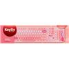 Astra Tastiera wireless portatile Lovely pink KeyBe Astra