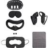 Eurowagens Silicone Custodia Protezione per Metallo 3 VR Cuffie Testa Viso Eye Pad Manico