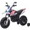 AIYAPLAY Motorino Elettrica per Bambini da 37-96 Mesi con Doppi Motori, Bianco