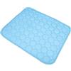 Luxshiny Tappetino Rinfrescante per Cani 50x40 Cm Colore Blu Scuro, Materassino Estivo Resistente e Portatile, Cuscino Refrigerante per Animali Domestici per Riposo e Viaggi
