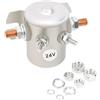 Mlswmkf Relè a servizio continuo 24063 24 V Compatible With carrelli, verricelli marini Rush Heavy Duty SPST 1114208 1114218 5117340 SWX88