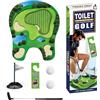 inheming Mini set da golf con tappetino da golf, set regalo da minigolf, mini vasino da golf con mazza da golf regolabile, tappetino da putting, 2 palline da golf e gancio per porta