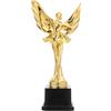 Zerodeko Coppa Danza per Ballerina in ABS Colore Oro, Coppa Decorativa per Premi Competizioni di Danza e Spettacoli Scolastici