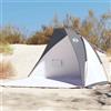 TEKGHUT Tenda da spiaggia azzurro, 268 x 223 x 125 cm, in poliestere impermeabile con rivestimento in PU, pieghevole, con borsa per il trasporto, per spiaggia e giardino
