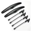 LCQSYE Parafango Parafango per Bicicletta Parafango per Bici in plastica Morbida PP Resistente alla Strada Adatto per Bicicletta parafango Bici(Two Pieces)