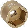 vbaxy Bussola piatta da 32 mm, 28-26 mm, per Fox 32, 34, 36, 38, 40 (28 mm, in alluminio)