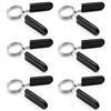 ZoZoMaiy 6 Pezzi 25mm/1 Pollice Collari con Clip a Molla, Bilanciere Morsetti a Molla, Bilancieri Olimpico Morsetto con Clip per Palestra Powerlifting Cross Fit Weightlifting