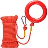 Generico Floating Rescue Line, Heavy Duty Rappelling Rope, Boating Safety Equipment | floating reflective durable heavy duty safety accessory with ring for boating fishing camping kayaking docking rescue