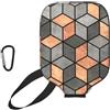 InOmak Cubi di Cemento e Rame, Custodia Sportiva per Racchetta da Pickleball; Compatibile con Tutte Le Forme e Dimensioni di Racchetta.