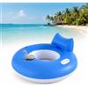 SXQYCH Tappetino Elettrico for Piscina for Adulti, Tappetino Galleggiante | Doppi Motori Potenti, Thruster 360°, Ricaricabile, con Getto D'acqua, for Fiume e Lago