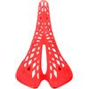 TOYANDONA Sella per Mountain Bike Rossa in Plastica Comoda e Stabile, Cuscino Spesso per Ciclismo, Accessorio Semplice alla Moda per Bici da Montagna