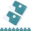 Zerodeko 20 Pezzi Carta per Bersaglio Tiro Arco in Carta per Esercitazioni di Tiro, Uso Interno ed Esterno Registrazione Precisa dei Colpi per Allenamenti Indoor
