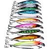 Generic XILILHC Esche da Pesca for Pesciolini da 10 Pz/Lotto 11 Cm/13,5 G | Esca dura esca artificiale for trota rosa 10 colori