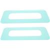 Homoyoyo 2 Pezzi Kit Riparazione Pinne SUP Accessorio per Scatola Pinna Tavola da Paddle Connettore Patch in Leggera Verde per Riparazione Facile e Sostituzione Veloce