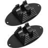 Ciieeo 2 Pezzi Supporto per Scooter Nero in PC Pratico e Salvaspazio Design Semplice alla Moda per Parcheggio Sicuro e Stabile Monopattino