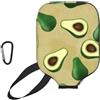 InOmak Avocado DOT Brown, Custodia Sportiva per Racchetta da Pickleball; Compatibile con Tutte Le Forme e Dimensioni di Racchetta.