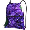 YYHHAOFA Zaino con coulisse e cerniera, con stampa floreale, leggero, impermeabile, con tasca frontale, per viaggi, sport e yoga