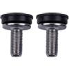 FortunateSweet Bulloni per pedivella per bicicletta, M8, viti di fissaggio in acciaio per guarnitura a foro quadrato, design senza cappuccio con guarnizione in plastica, lunghezza 28 mm, confezione da