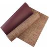 rockible Tappetino Fitness Antiscivolo Tappeto Palestra Materassino Esercizi Tappetino Cuscino Allenamento in PVC con Assorbimento Degli Urti E Presa Doppia Adatto per Palestra, Rosso Vino