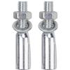 FortunateSweet Cunei in acciaio per pedivella 8,5/9,0 mm, perni per movimento centrale della bicicletta, per montaggio su corona, set di attrezzi per mountain bike (9 mm)