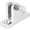 Annadue Cerniera di Coperta per Barche in Acciaio Inossidabile 316, Raccordo di Montaggio per Hardware Marino 55x18mm per Boccaporto di Coperta per Barche