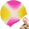 Generic Cuffia da nuoto unisex, cappello da nuoto per bambini, comodo cappello di protezione per le orecchie, design ergonomico 3D, per sport acquatici, mantiene i capelli corti o asciutti