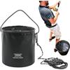 Frfik Secchio Pieghevole Contenitore Portatile Acqua 4 Litri | Secchio Per Acqua Portatile Da Viaggio per Campeggio Escursionismo Grigliate Spiaggia Camper Cucina Giardino