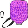 InOmak Pelle di Alligatore Rosa Coccodrillo, Custodia Sportiva per Racchetta da Pickleball; Compatibile con Tutte Le Forme e Dimensioni di Racchetta.