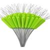 Generic Tappo per bobber per lavello | Stampi cilindrici e olive accattivanti | 100 pezzi pratico accessorio da pesca per spiagge, moli, frantoi da golf, pescatori, facile da usare, fai da te