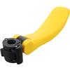 MAGICLULU Sedile per Scooter Elettrico, Cuscino in Plastica Giallo, Facile da Installare, Comfort Migliorato, Adatto per Esterni e Viaggi