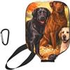 InOmak Autunno Labrador Lab Golden Retriever Cane Ringraziamento, Custodia Sportiva per Racchetta da Pickleball; Compatibile con Tutte Le Forme e Dimensioni di Racchetta.
