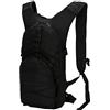Xoeryoy Zaino da trekking 1PC Zaino da bici Walking 15L Camouflage Casual Impermeabile Multi-tasca Sport Viaggio Borsa da trekking Army per uomini e donne Nero