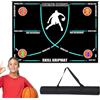 Generisch Tappetino da allenamento per pallacanestro, 120 cm, cuscino in gomma, grande superficie in gomma ammortizzante da 1,7 kg, che migliora la fiducia in se stessi e l'efficienza durante il dribble e una