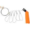 GAROZATION Stringer per Pesca in Acciaio Inossidabile Clip di Sicurezza per Pesci Vivi Sistema di Blocco e Protezione Accessorio Versatile per Pesca Kayak