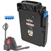 SSCYHT Batteria Litio 48V 10Ah/15Ah per transpallet Elettrico Carrello elevatore F5,48v15ah